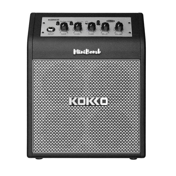 AMPLIFICADOR DE 15W PARA GUITARRA
 ELÉCTRICA (SLIM) KOKKO KG-15 BK