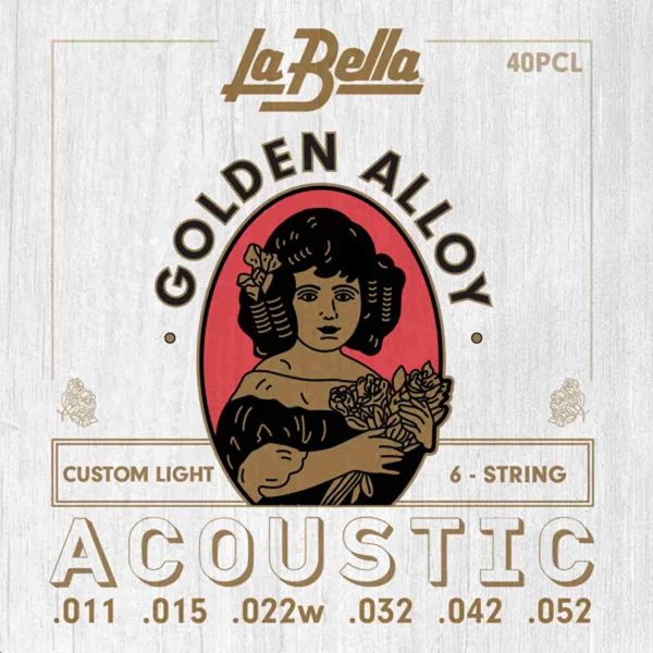 LA BELLA 40PCL  ALEACION  DORADA 11-52