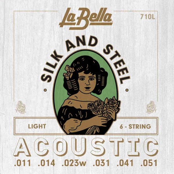 LA BELLA 710L CUERDAS   (SILK & STEEL)  11-51