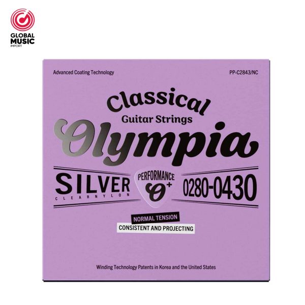 OLYMPIA  GUITARRA CLÁSICA CLEAR NYLON PP-C2843/NC
