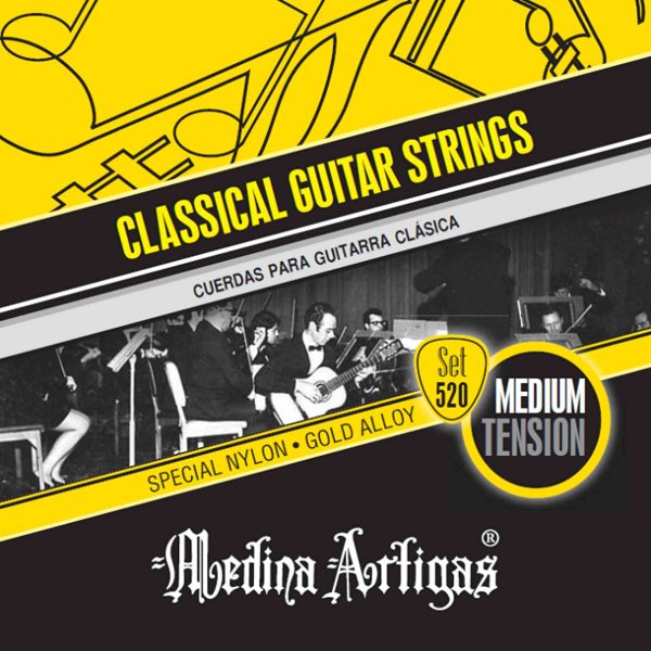 520 ENCORDADO MEDINA ARTIGAS DORADO GUITARRA CLÁSICA