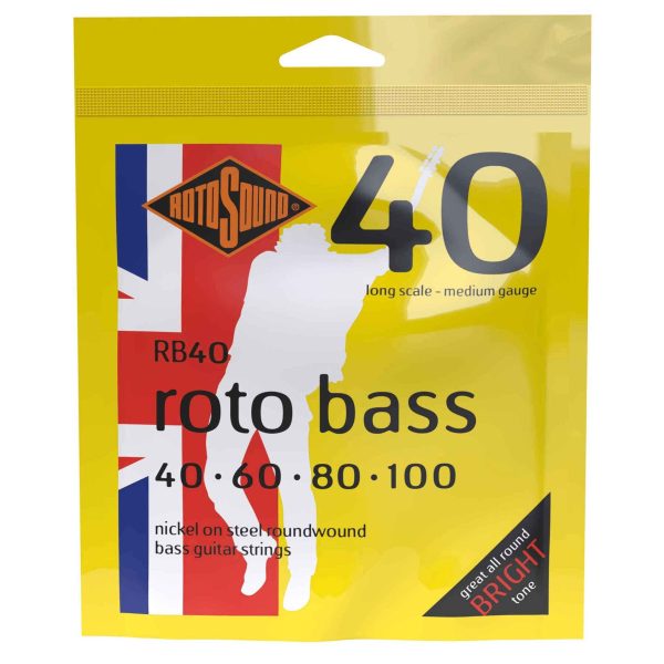ROTOSOUND RB40 NICKEL MEDIUM 40-100