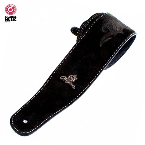 MAGMA 07MD01B CORREA DE GAMUSA/CUERINA PARA BAJO (COLOR NEGRO)