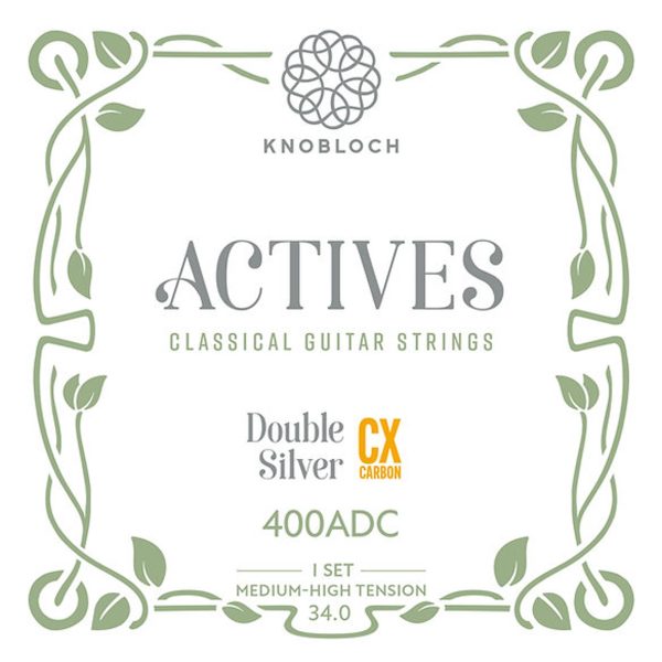 KNOBLOCH  CUERDA DOUBLE SILVER CX CARBON 400ADC