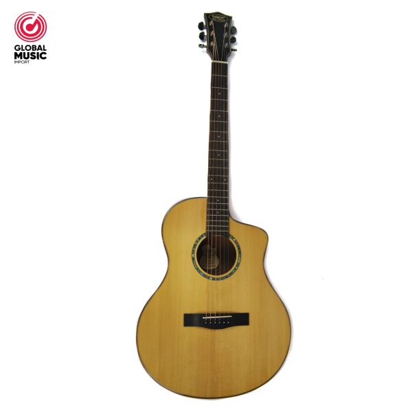 GUITARRA ACUSTICA CUERDA DE METAL T. PINO/MAHOGANY SQOE SQ-39