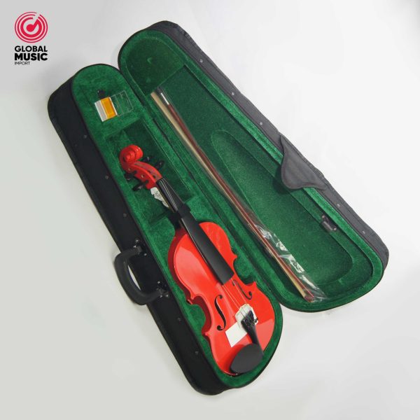 CALIFORNIA VIOLIN TAPA SÓLIDA 
MV012R-R 4/4 CORAL