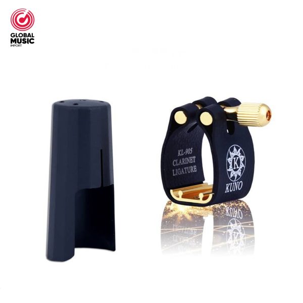 KUNO ABRAZADERA DE CUERO + TAPA BOQUILLA ABS P/. CLARINETE  KL-905