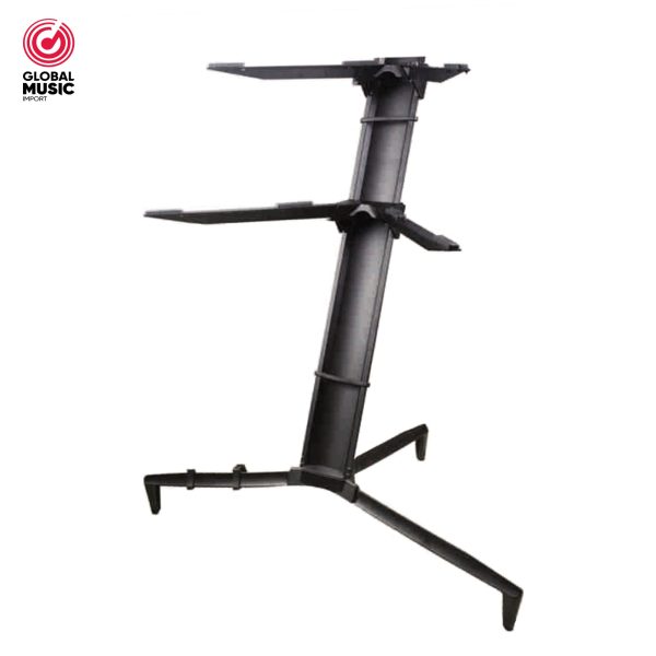 CALIFORNIA PEDESTAL P/ 2 TECLADO PATA D/GALLO  KS-80B BK