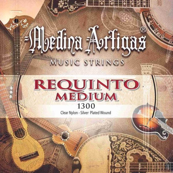 1300 ENCORDADO MEDINA ARTIGAS REQUINTO PLATEADO TENSIÓN MEDIA