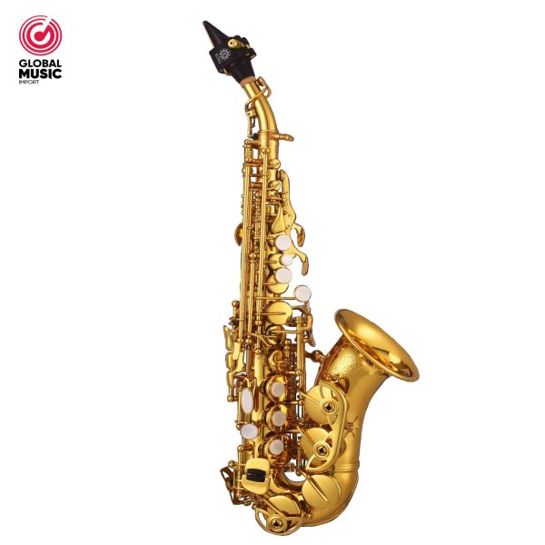 KUNO SAXO SOPRANO CURVEADO  DORADO
 (H68)  KSC-901