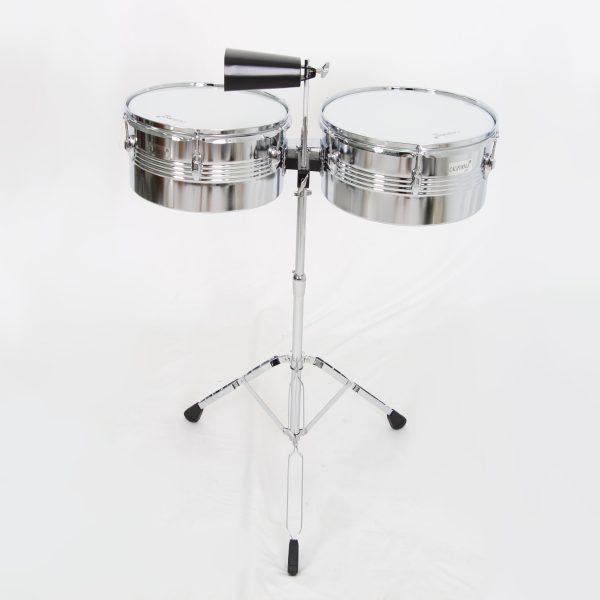 TIMBAL CROMADO 13&14 (INCLUYE CAMPANA) CALIFORNIA 100C