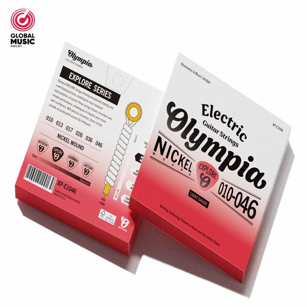 SET DE CUERDAS P/.GUIT ELÉCTRICA NICKEL 10-46 OLYMPIA XP-E1046