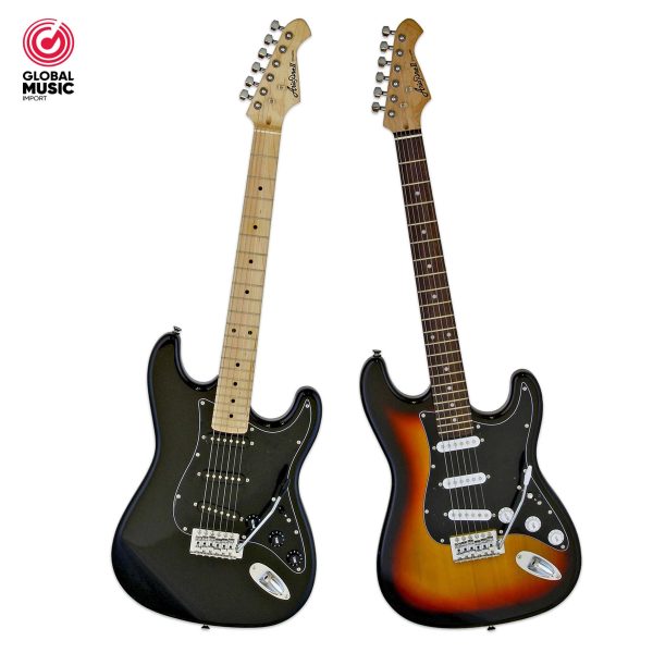 GUITARRA ELECTRICA  ARIA PRO II STG-003SPL M/BK