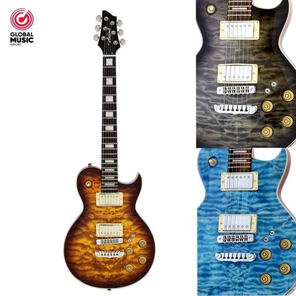 GUITARRA ELECTRICA LESPAUL SÓLIDA ARIA PRO II PE-480