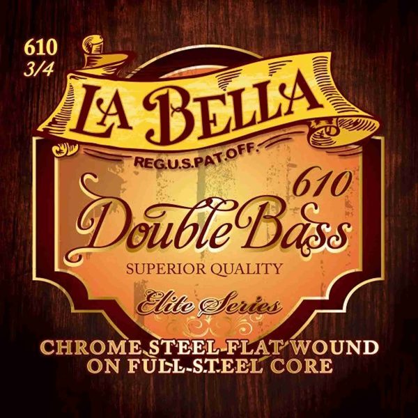 SET DE CUERDAS P/ CONTRA BAJO 3/4 LA BELLA 610