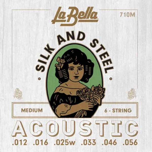 LA BELLA 710M CUERDAS  (SILK & STEEL) 12-56