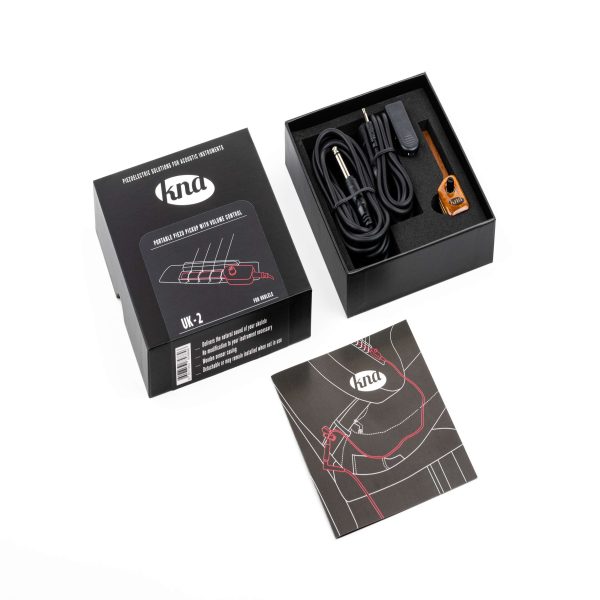 KNA  UK-2 PIEZO ELECTRICO PORTATIL PARA UKULELE CON CONTROL DE VOLUMEN