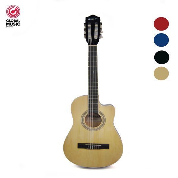 GUITARRA ACUSTICA C/ NYLON PARA NIÑOS 36"C/F FREEMAN CG-06